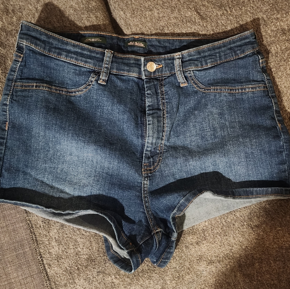 Wild Fable Denim Highest Rise Short Size 14